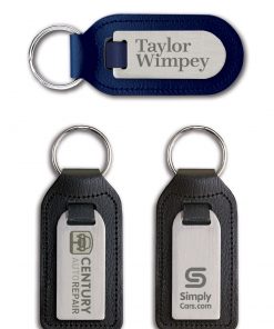 Economy Stainless Steel Medallion Keyfobs