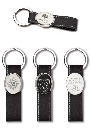 Elite Hide Oval Keyring